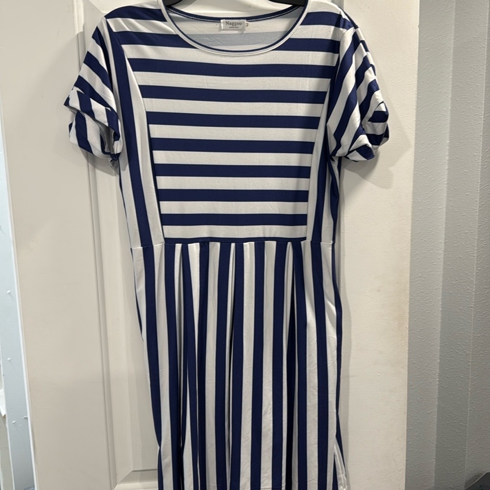 Mid Length Soft Cotton Dress